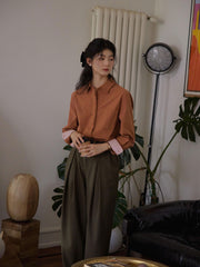 ブルールーズフィットロングスリーブシャツ