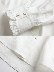 フリルルーズフィットロングスリーブシャツ