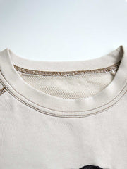 製品画像:
ヘビーウェイトヴィンテージ風「パイプクマ」刺繍スウェット全体画像。ウォッシュ加工でヴィンテージ感が際立つデザイン。
詳細画像:
「パイプクマ」刺繍とウォッシュ加工のディテールアップ。個性を引き出すデザインのクローズアップ。