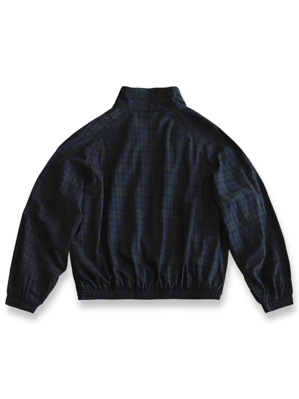 製品画像: 改良バージョン ハリントンラグランスリーブ刺繍ジャケットの全体画像。クラシックとモダンなデザインが際立つ
詳細画像: 刺繍ディテールとラグランスリーブデザインのクローズアップ画像