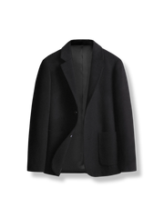 シングルブレスト ウールブレンドスーツ