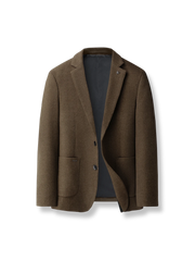 ウール混ツイード テーラードジャケット