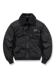 襟取り外し可 フライトジャケット