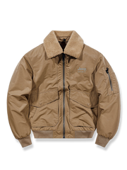 襟取り外し可 フライトジャケット