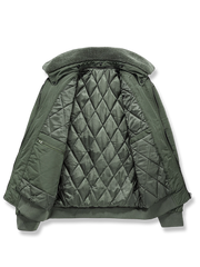 襟取り外し可 フライトジャケット