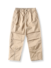 ウエストゴム ツータック ワイドフィット リラックスパンツ