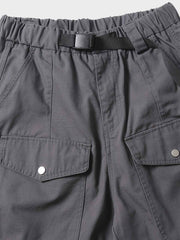 フィッシャーマン マルチポケット バックル ショートパンツ