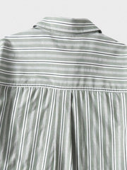 ストライプ 半袖シャツ