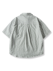 ストライプ 半袖シャツ