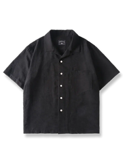 キューバカラー半袖シャツ