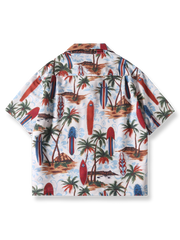 トロピカルプリント ハワイアンシャツ