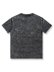 製品画像: スノーウォッシュヘンリーネックTシャツの反面図