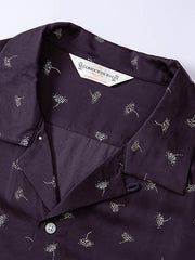 タンポポプリント アロハシャツ