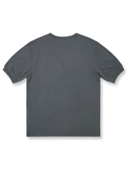 刺繍ヘンリーネック半袖シャツ