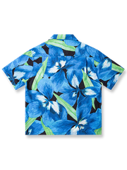 製品画像: トロピカルフラワープリントのハワイアンシャツ