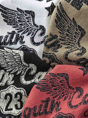 バイクプリント コットンTシャツ