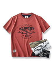 バイクプリント コットンTシャツ