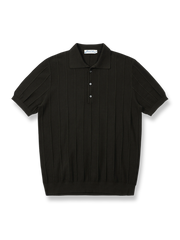 精梳綿ジャカードポロシャツの全体展示