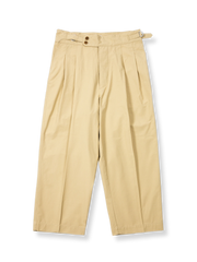 ヴィンテージハイウエストダブルプリーツワイドパンツの正面展示