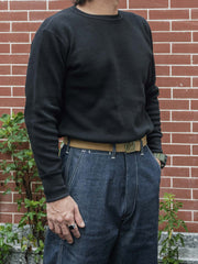 ワッフル柄 長袖Tシャツ