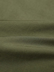 製品画像
リバーシブル仕様のトラ刺繍ワークシャツ全体デザイン。片面には胸元に精緻なトラ刺繍、もう片面には竹林に佇むトラのデザインが施された、オリエンタルデザインとミリタリースタイルが融合したシャツ
詳細画像
胸元に施されたトラ刺繍と銅製ボタンのディテール特写。蘇繍(ソシュウ)の伝統技法による繊細なステッチと、クラシックなミリタリーグリーンキャンバス素材の質感が特徴