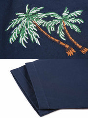 製品画像
「ヴィンテージ刺繍 長袖シャツ全体イメージ。胸元や背中に施されたアメリカンカルチャーを反映した刺繍が特徴のクラシックなデザイン。」
詳細画像
「胸元に描かれたカリフォルニアやハワイを象徴する文化的刺繍ディテールのクローズアップ。イーグルやフラダンスをする女性など、熟練の手作業によるヴィンテージ感あふれる仕上がり。」