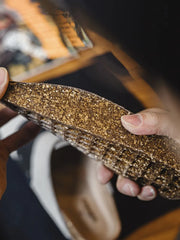 ムールシューズ - サマーコルク・ベルクロスライド