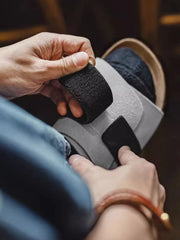 ムールシューズ - サマーコルク・ベルクロスライド