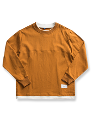 ウォッシュ加工ビッグポケットワークパンツの平置き画像