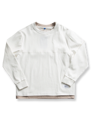 ウォッシュ加工ビッグポケットワークパンツの平置き画像