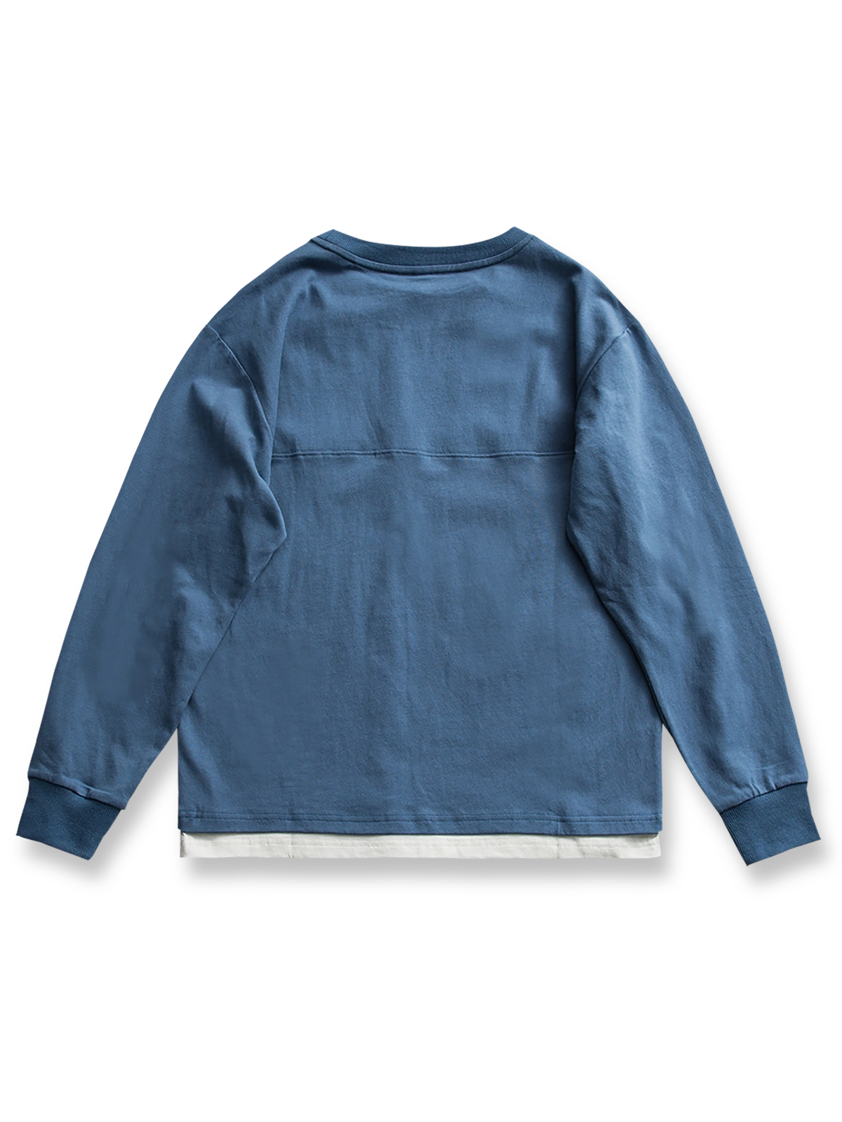 ウォッシュ加工ビッグポケットワークパンツの平置き画像