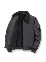 ミリタリースタイル 厚手コットン ジャケット