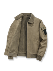 ミリタリースタイル 厚手コットン ジャケット