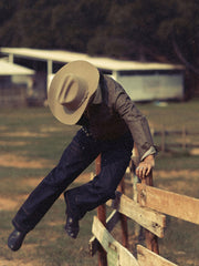 硫化染めセルビッジデニム ライダースジャケット