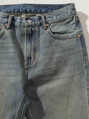 泥染め ヴィンテージ デニムフレアパンツ