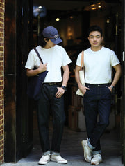 ラウンドネック 半袖Tシャツ