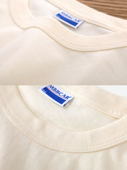 ラウンドネック 半袖Tシャツ