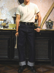 ラウンドネック 半袖Tシャツ