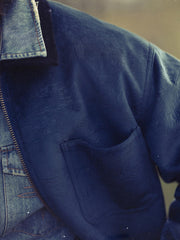 ミシガンワークジャケットを着用したヴィンテージスタイリング例