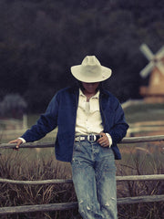 ミシガンワークジャケットを着用したヴィンテージスタイリング例