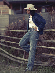 ミシガンワークジャケットを着用したヴィンテージスタイリング例