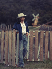 ミシガンワークジャケットを着用したヴィンテージスタイリング例