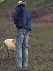 ベルベットエンボス加工ミシガンワークジャケット