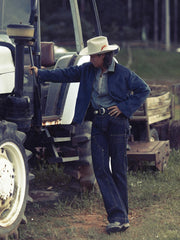 ミシガンワークジャケットを着用したヴィンテージスタイリング例