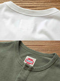 ヘンリーネック半袖Tシャツ
