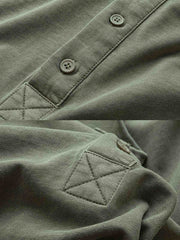 ヘンリーネック半袖Tシャツ