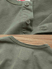 ヘンリーネック半袖Tシャツ