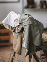 ヘンリーネック半袖Tシャツ