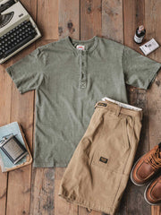 ヘンリーネック半袖Tシャツ