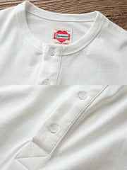 ヘンリーネック半袖Tシャツ